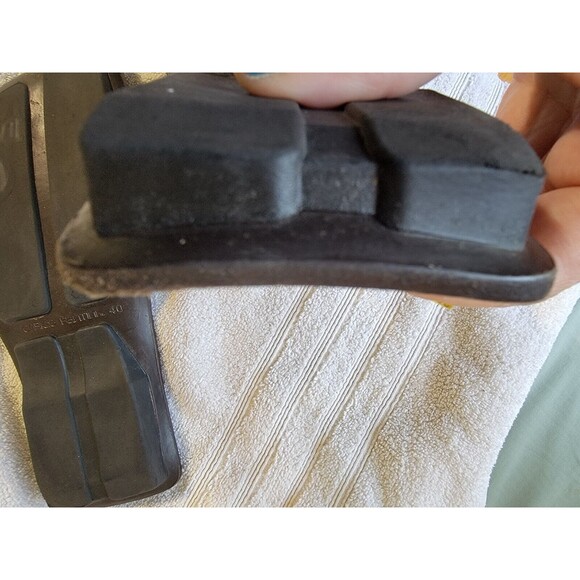 Enrico Fantini Womens Slide Sandal Leather Made In Italy Designer EU 40 US 9.5 - Picture 9 of 11